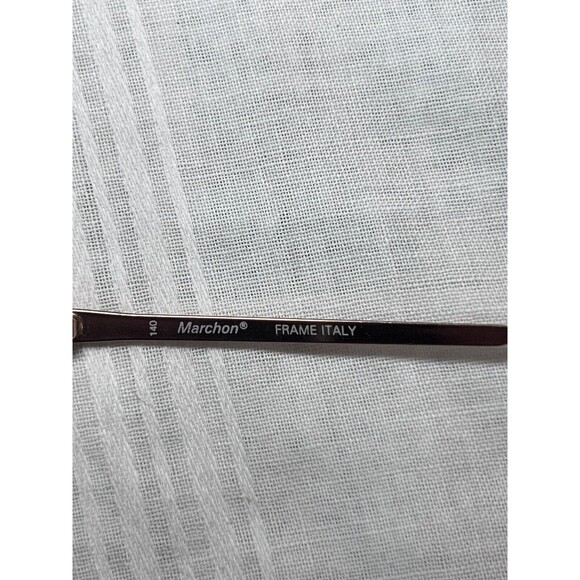 MARCHON JONATHAN 140 Brown Mens Aviator Eyeglasses 56-16-140 Italy Frames Only - Picture 4 of 10